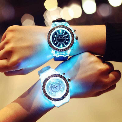 7-Different Color LED Watch